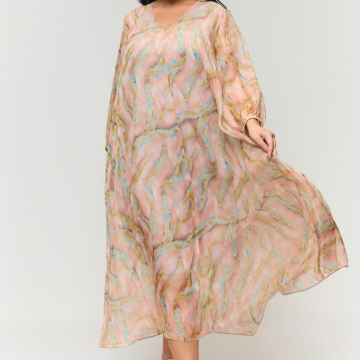 ПЛАТЬЕ ВЕЕР-КОРАЛЛ